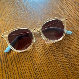 TOMS Rey Matte Champagne Sunglasses
